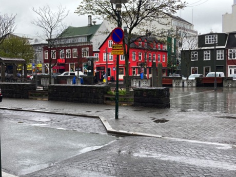 downtown Reikjavik business area